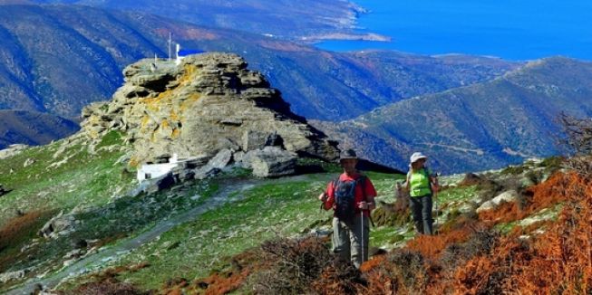 Wandelen op Andros Griekenland